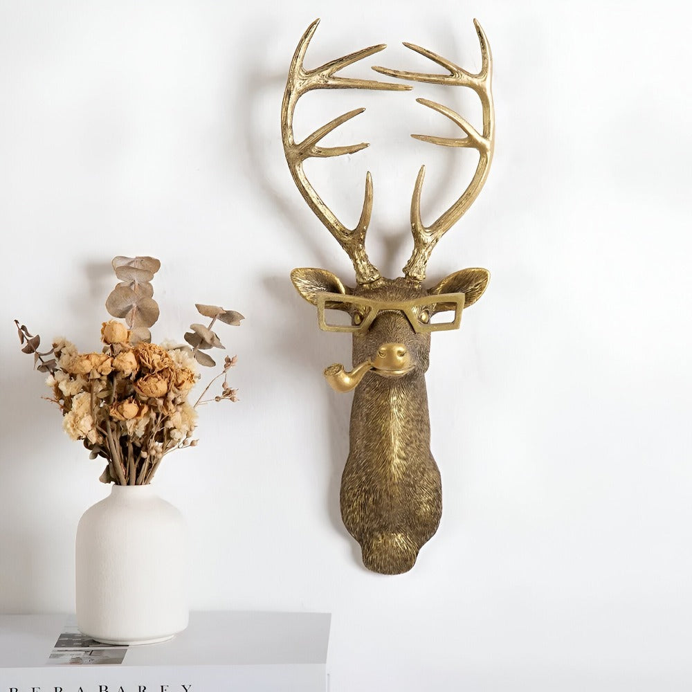 Chic Animal Head Wall Hook for Stylish Organization
