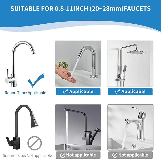 Aluminum Faucet Organizer for Kitchen – Rust Resistant & Space Saving