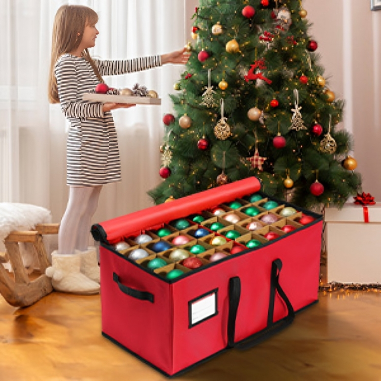 Space-Saving Holiday Ornament Storage Solution