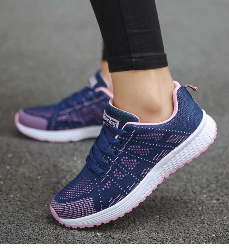 Women’s Orthopedic Sneakers | Gel Cushioning & Supportive Thick Sole | Breathable Knit Mesh | Adjustable Fit for Wide & Narrow Feet