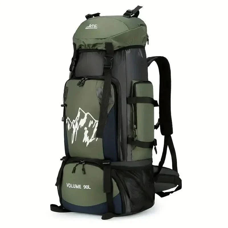 90L Waterproof Travel Backpack for Hiking and Outdoor Adventures