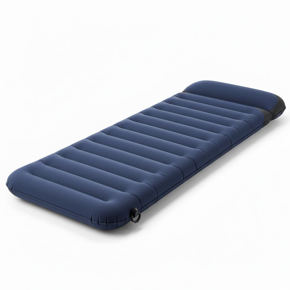 Inflatable Camping Mattress with Durable Fabric | Portable Outdoor Sleeping Pad