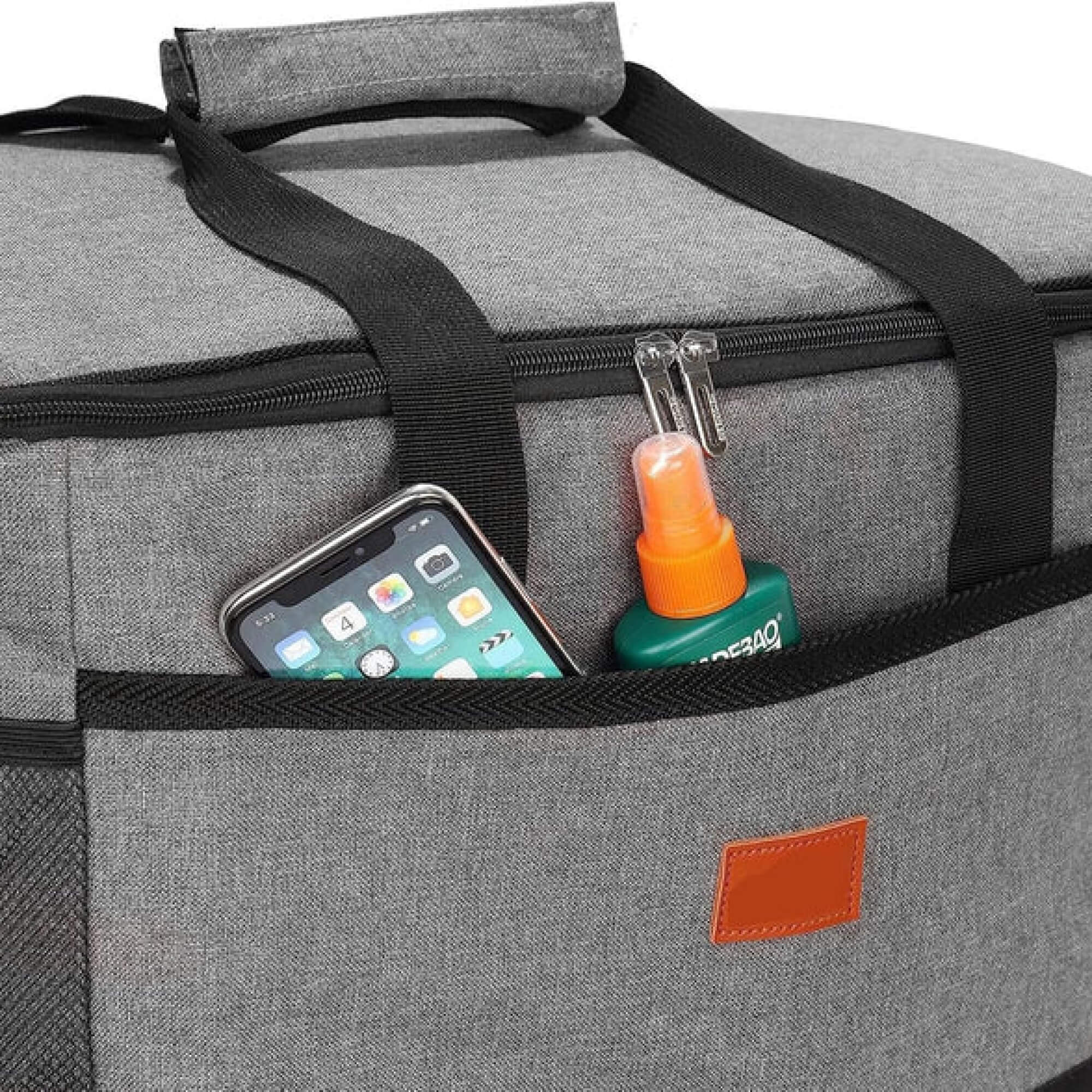 33L Insulated Waterproof Cooler Bag for Outdoor Snacks and Drinks