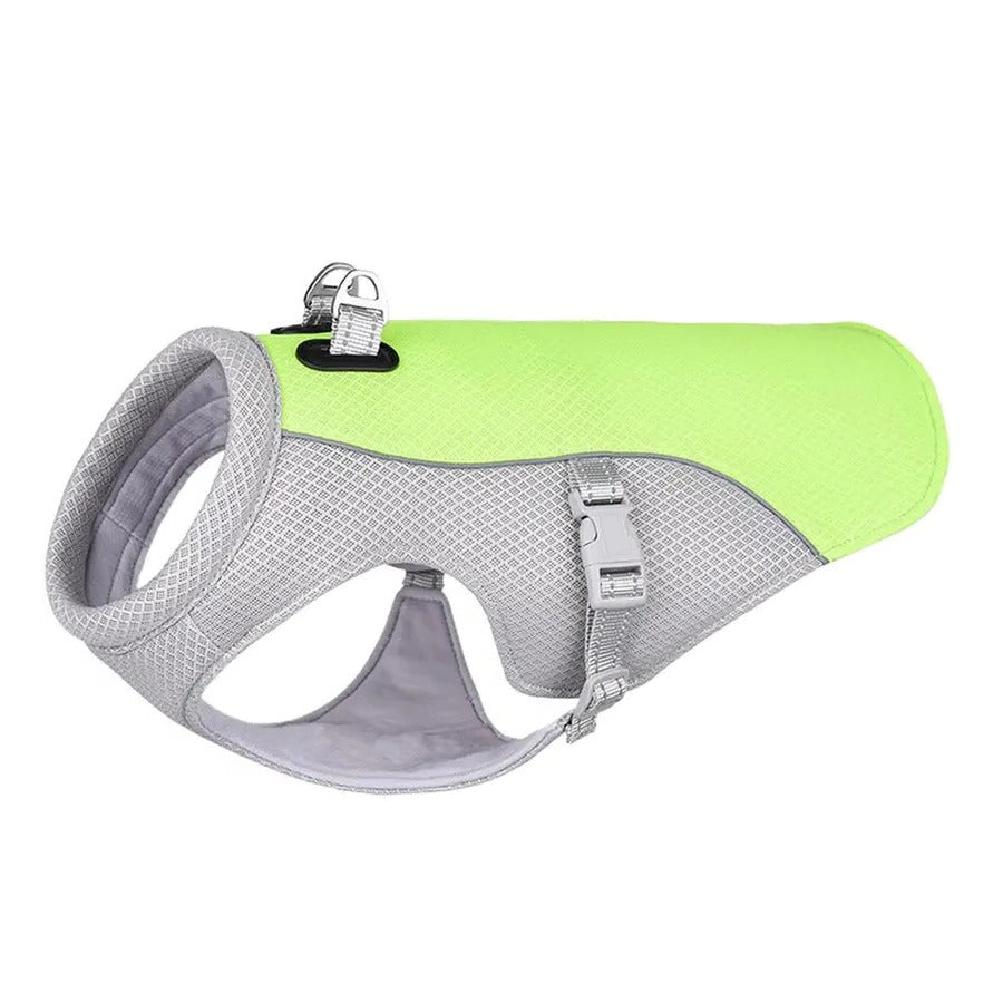 Dog Cooling Vest with Three-Layer Fabric for Outdoor Comfort