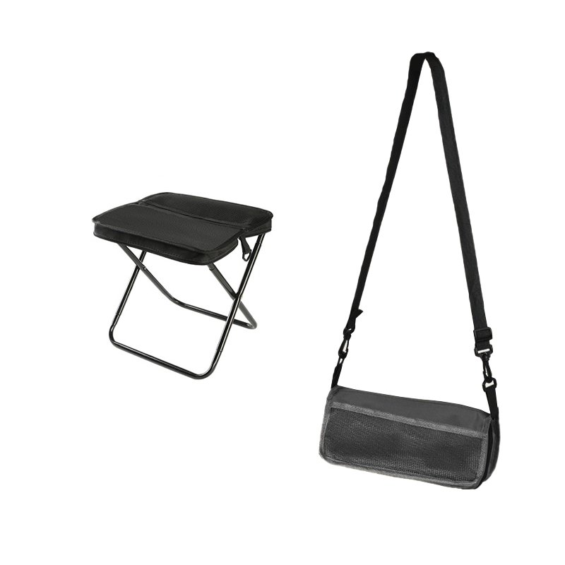 Foldable Backpack Stool for Outdoor Use - Lightweight Portable Seating