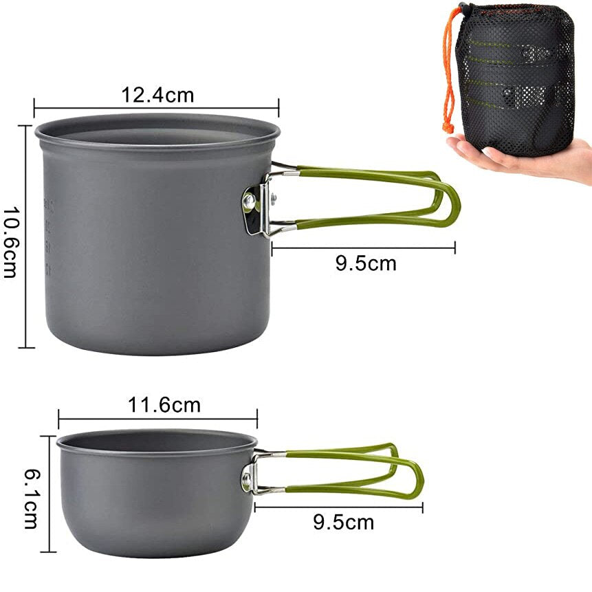 Camping Cookware Set for Outdoor Use – Lightweight and Versatile Cooking Tools