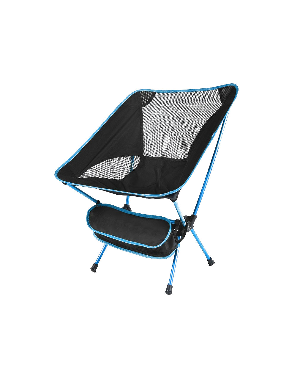Lightweight Camping Chair with Aluminum Frame and 150kg Capacity, Includes Carry Bag