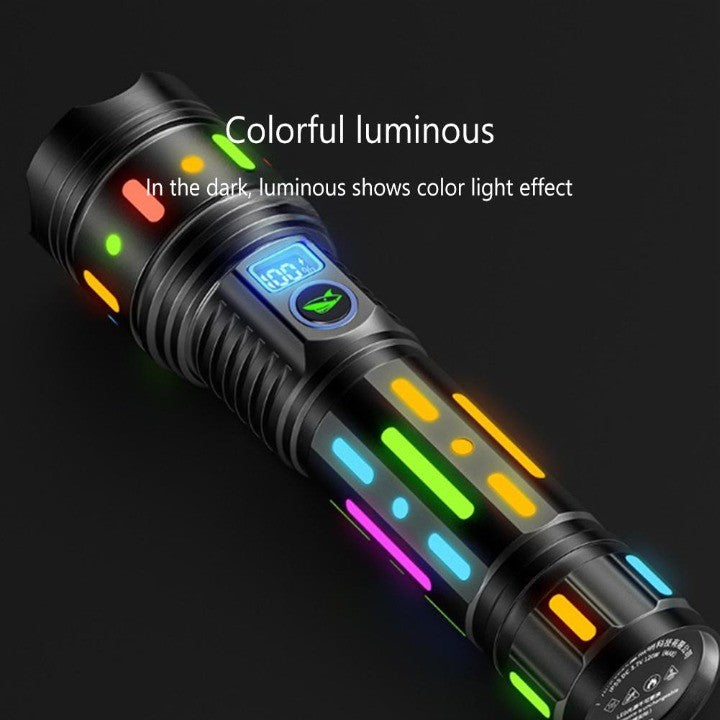 Lightweight Long Range Flashlight for Camping and Hiking - Outdoor Lighting
