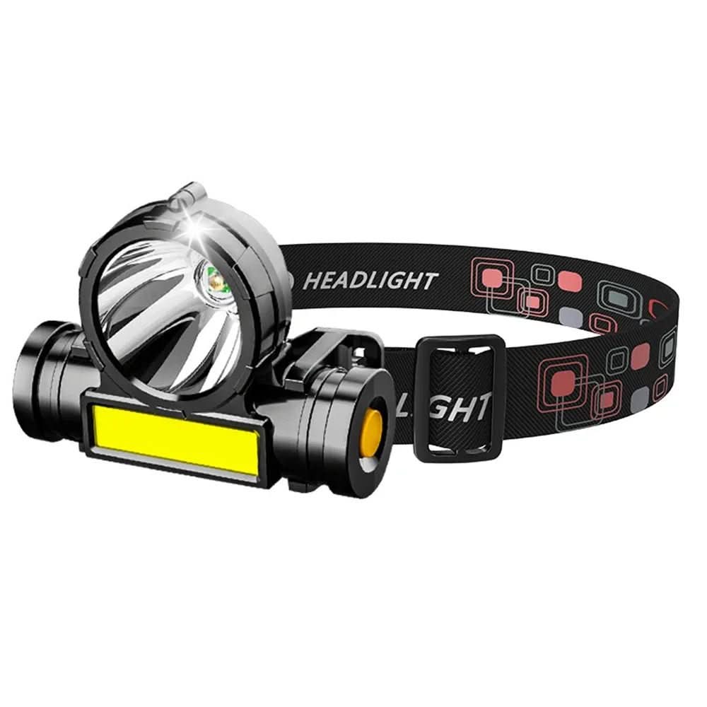 Lightweight Rechargeable LED Headlamp – Powerful Illumination for Camping and Hiking