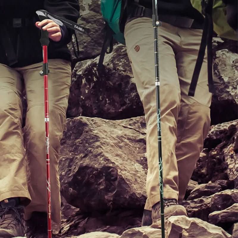 Lightweight Adjustable Trekking Poles for Hiking – Durable Outdoor Gear