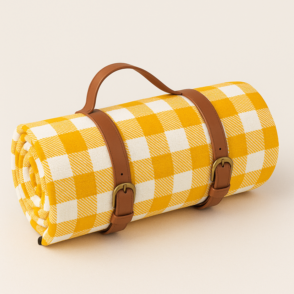 Waterproof Picnic Blanket - Soft Top Layer, Foldable Outdoor Mat