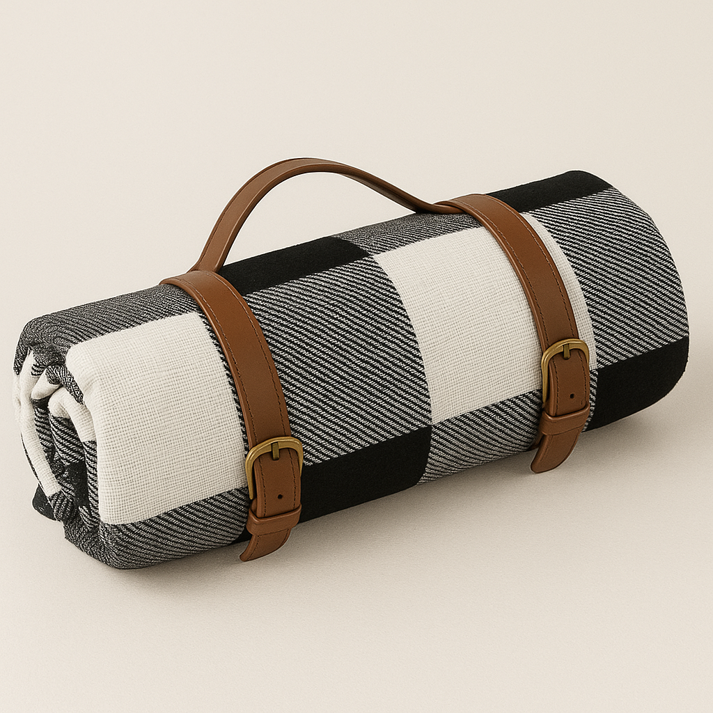 Waterproof Picnic Blanket - Soft Top Layer, Foldable Outdoor Mat