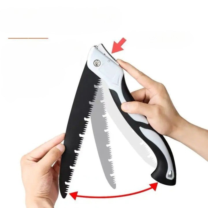 Folding Pruning Saw for Camping and Gardening | Lightweight Outdoor Tool with Coarse Teeth