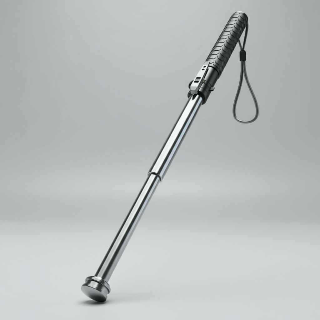 Telescopic Hiking Pole for Outdoor Stability - Compact with Anti-Slip Grip