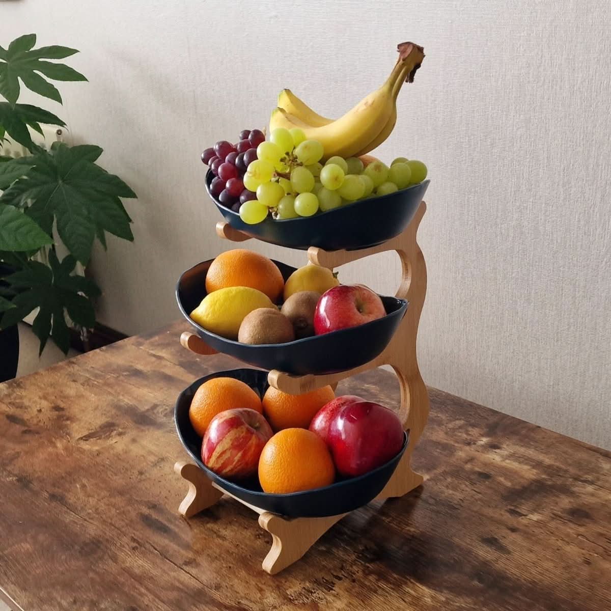 Elevate Your Space: Two- and Three-Tier Fruit Stand & Storage Rack