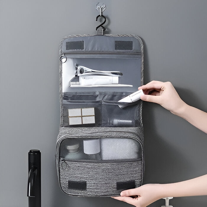 Toiletry Organizer Bag for Men - Hanging Travel Case