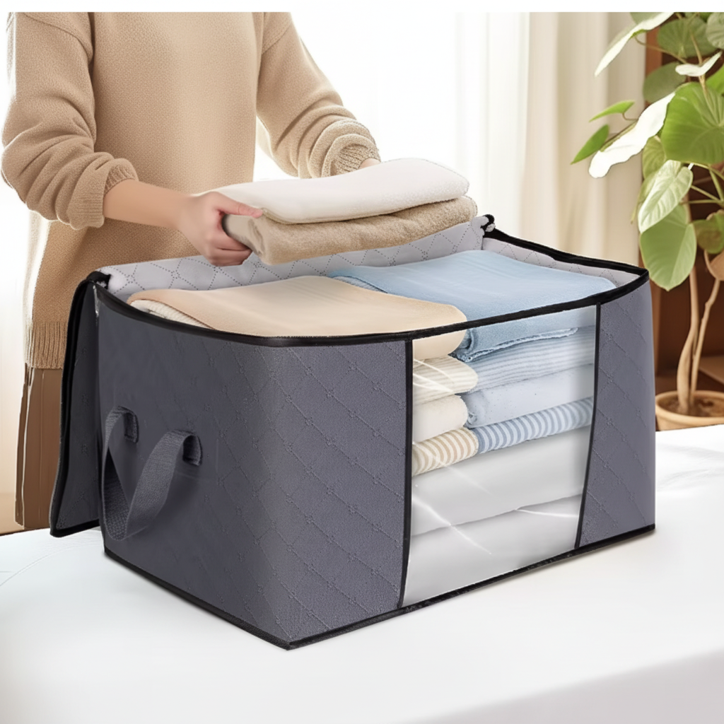 Versatile Soft Storage Bins for Clothing and Essentials