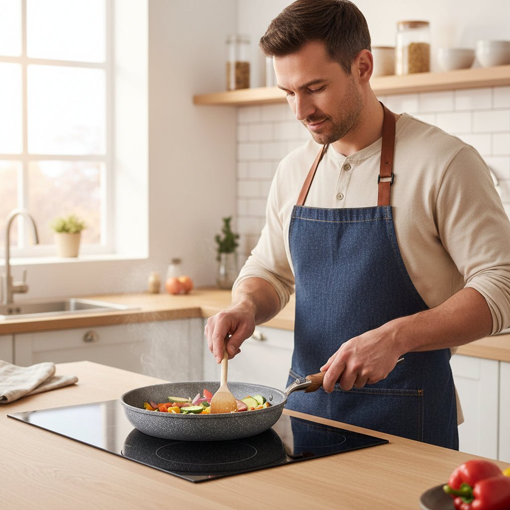 EliteChef Nonstick Frying Pan for All Cooktops