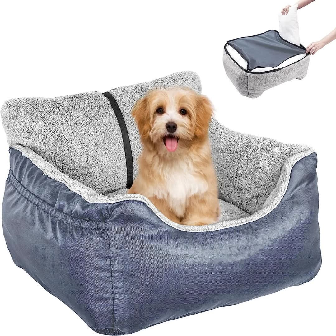 Removable Waterproof Dog Car Seat – Comfortable Travel Solution for Pets