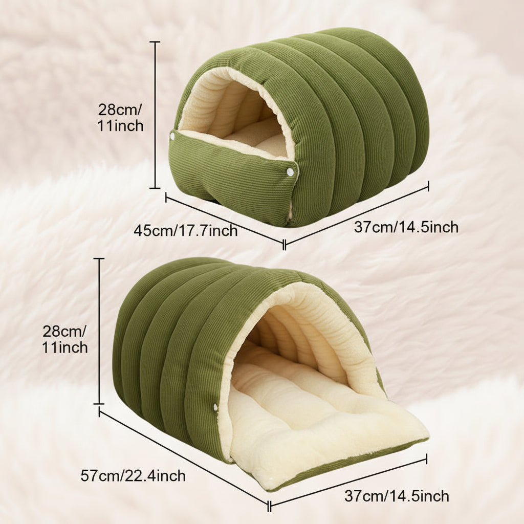 Snug & Soft Feline Retreat Bed for Ultimate Comfort