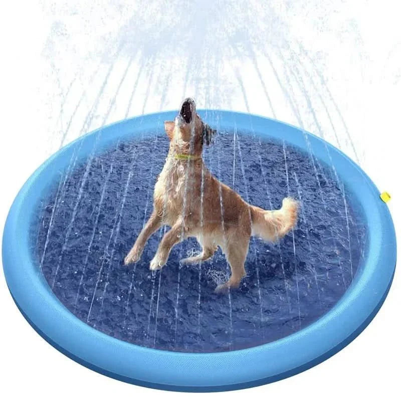 Interactive Dog Water Play Mat with Integrated Sprinkler for Summer