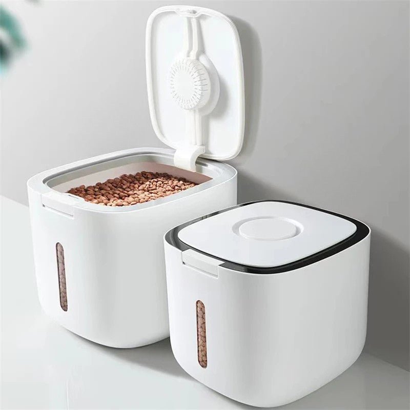 SecurePet Dog Food Storage Bin with Measurement Cup
