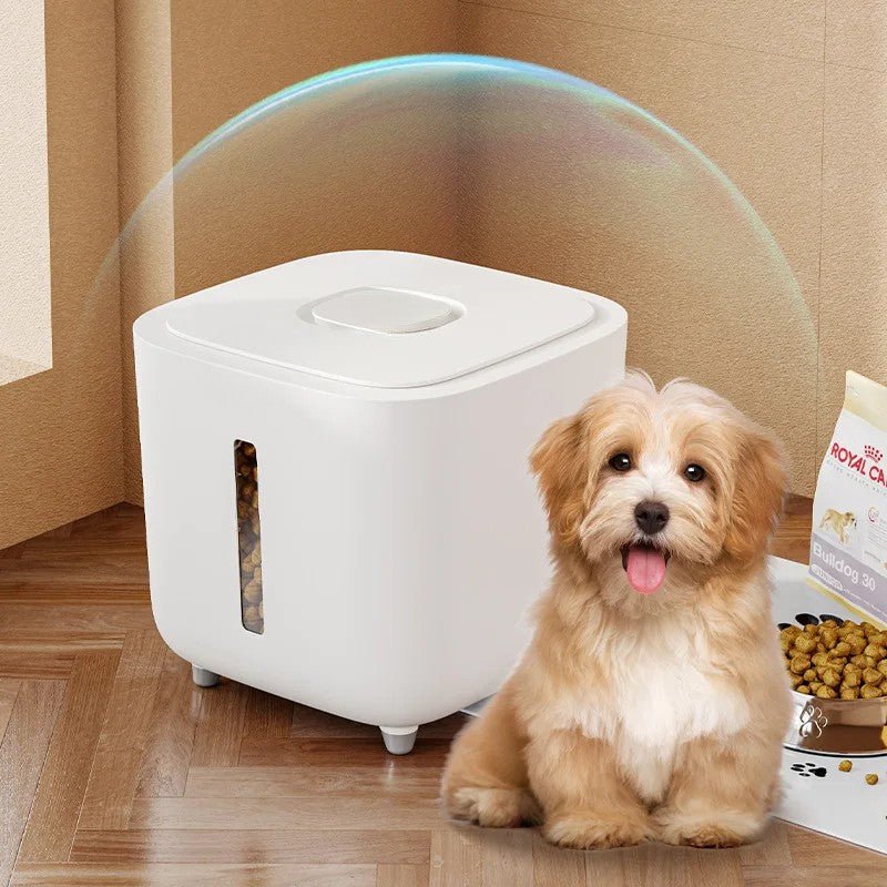 SecurePet Dog Food Storage Bin with Measurement Cup