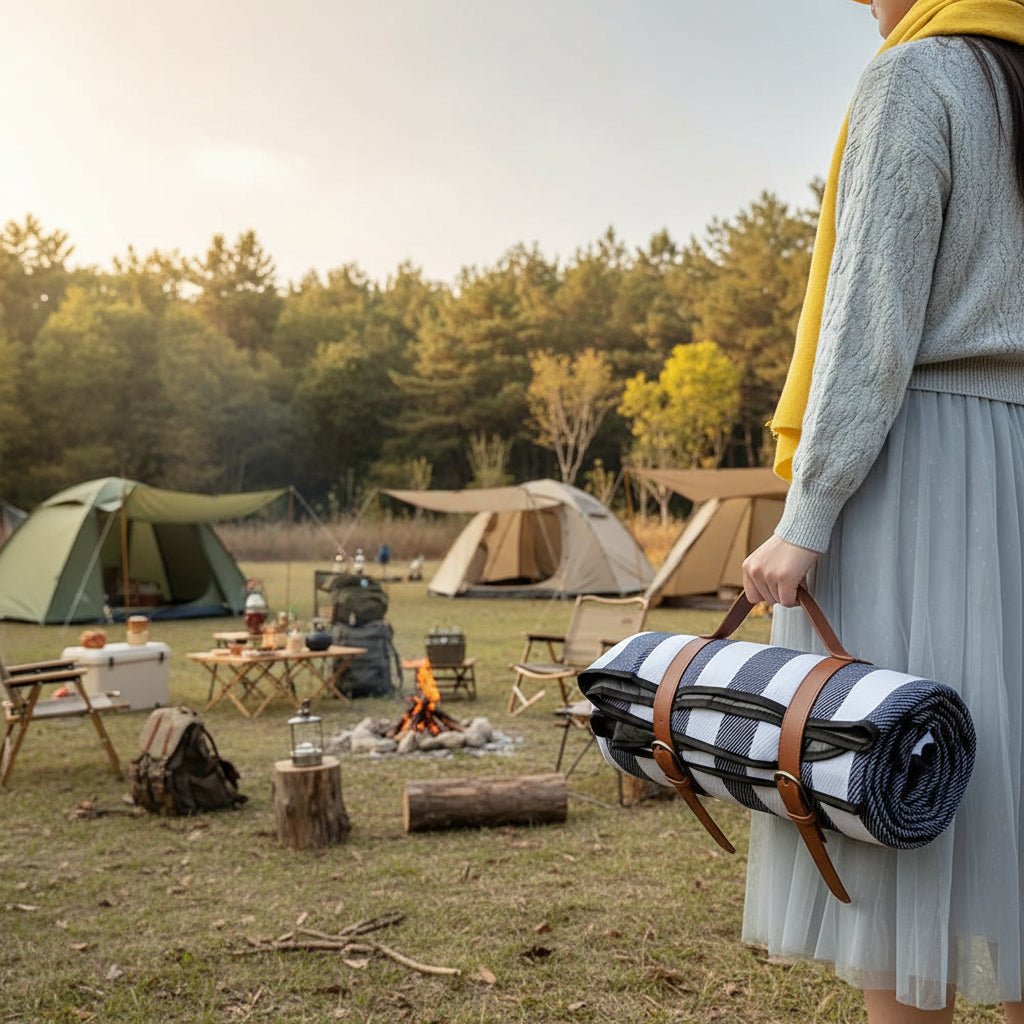 AdventureReady Outdoor Picnic Blanket with Water-Resistant Design