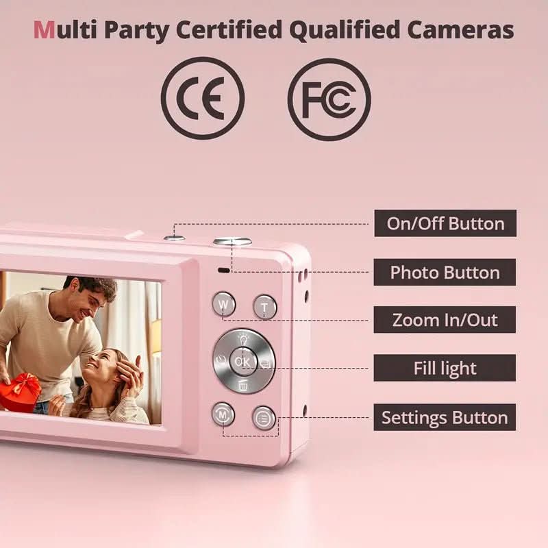 Classic Charm Digital Camera with Modern Precision