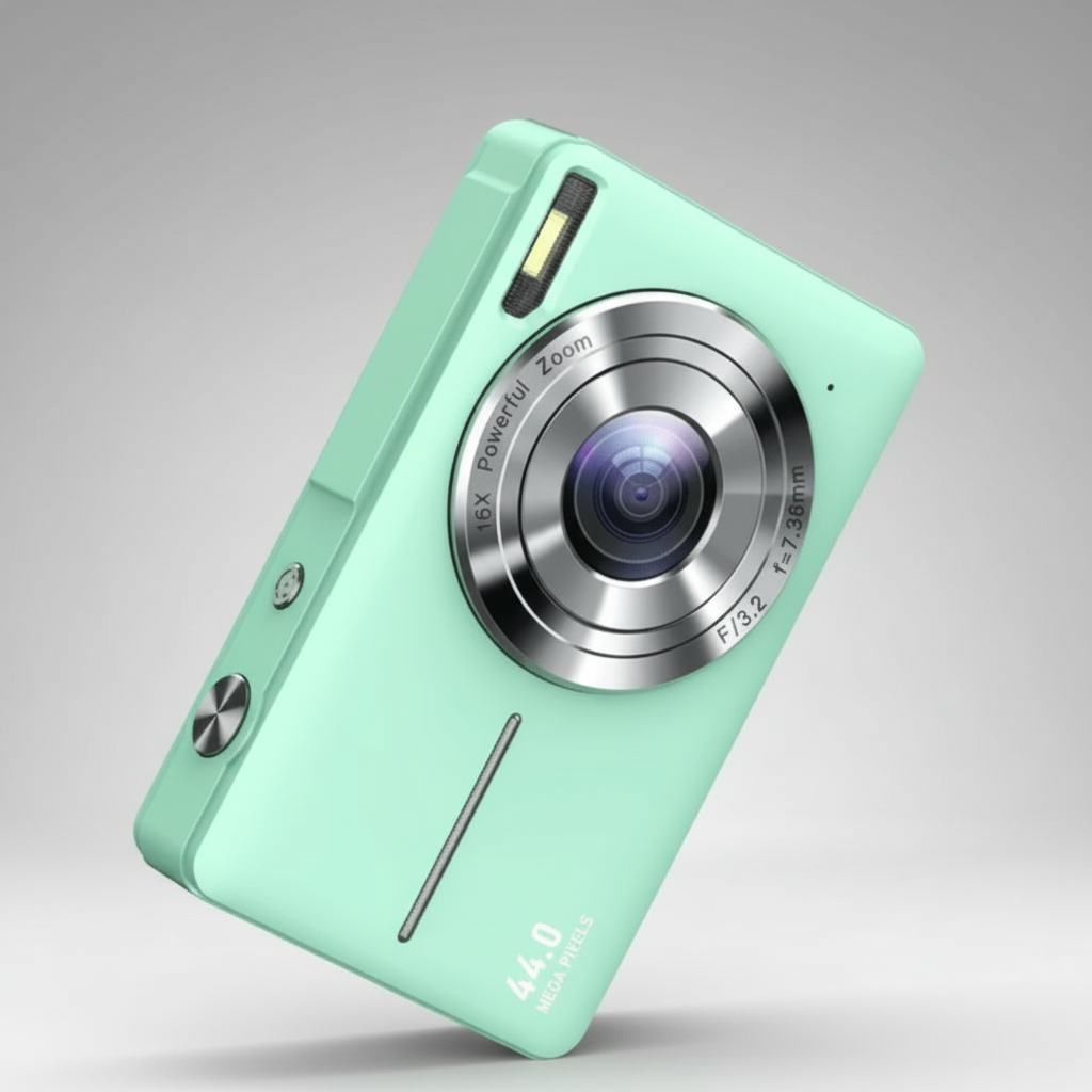 Classic Charm Digital Camera with Modern Precision