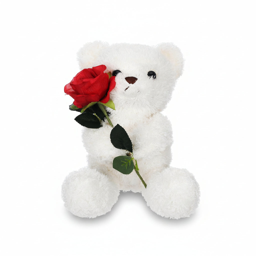Huggable Rose Bear Plush Toy for Cherished Moments