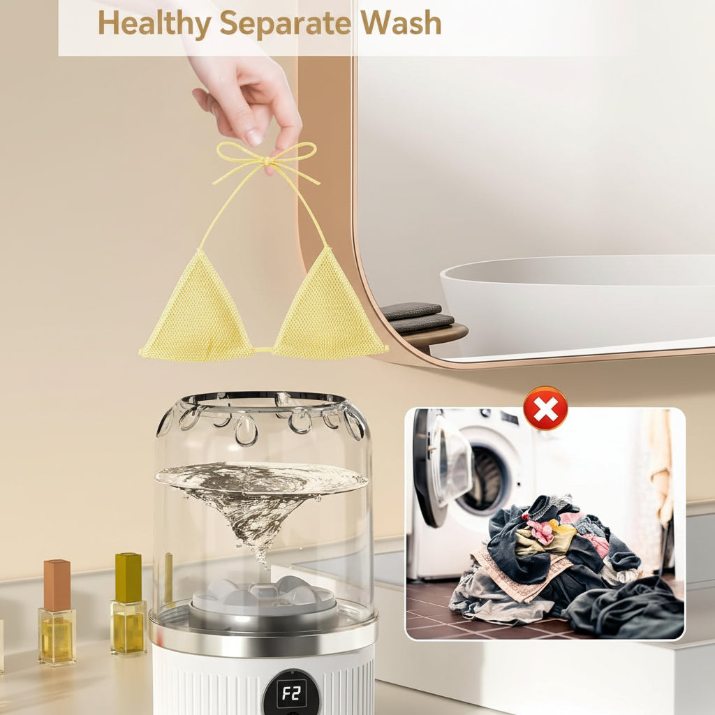 Portable USB-Powered Mini Washer for Effortless Laundry