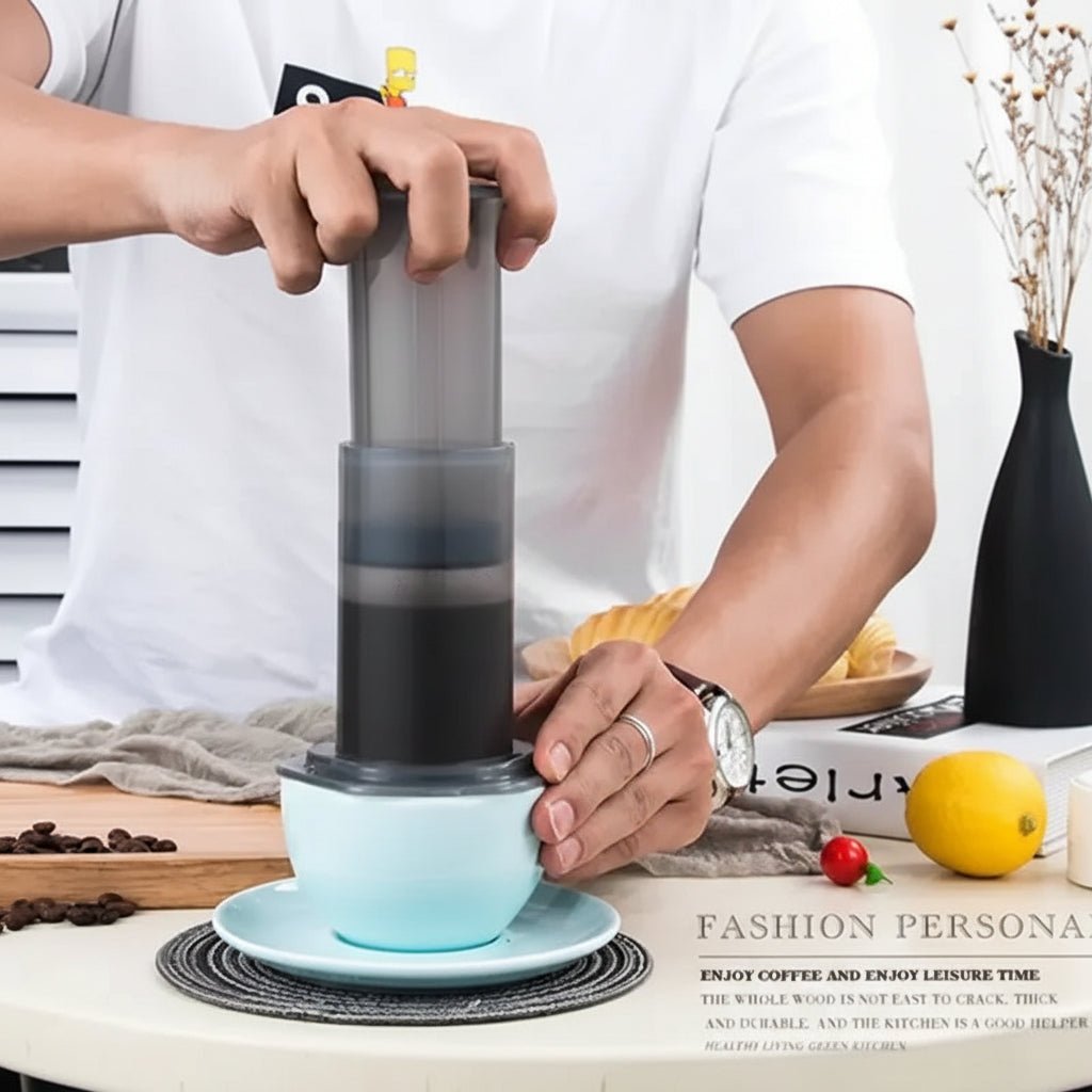 Nomad Brew Travel French Press Coffee Maker - Sturdy & Compact