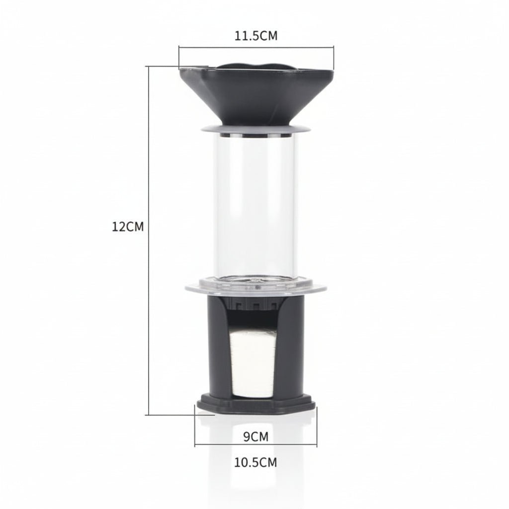 Nomad Brew Travel French Press Coffee Maker - Sturdy & Compact