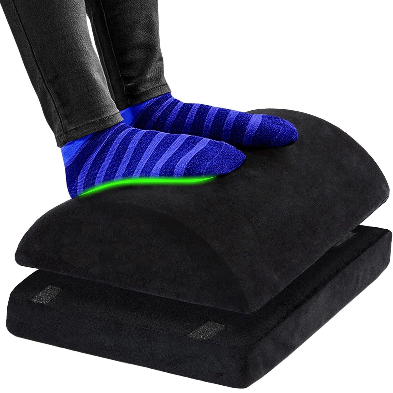 Ergonomic Footrest for Home Office – Curved Under Desk Design