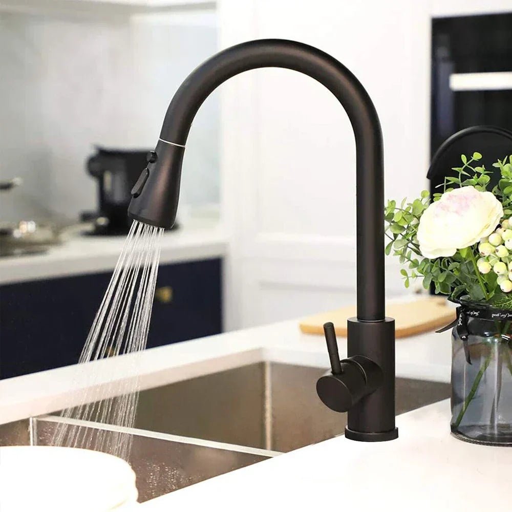 Elevate Your Kitchen with the AquaRise Pull-Down Faucet