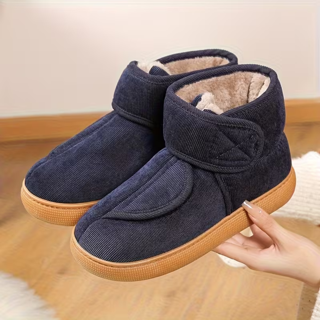 Non-Slip House Slippers for Seniors | Wide Opening Design