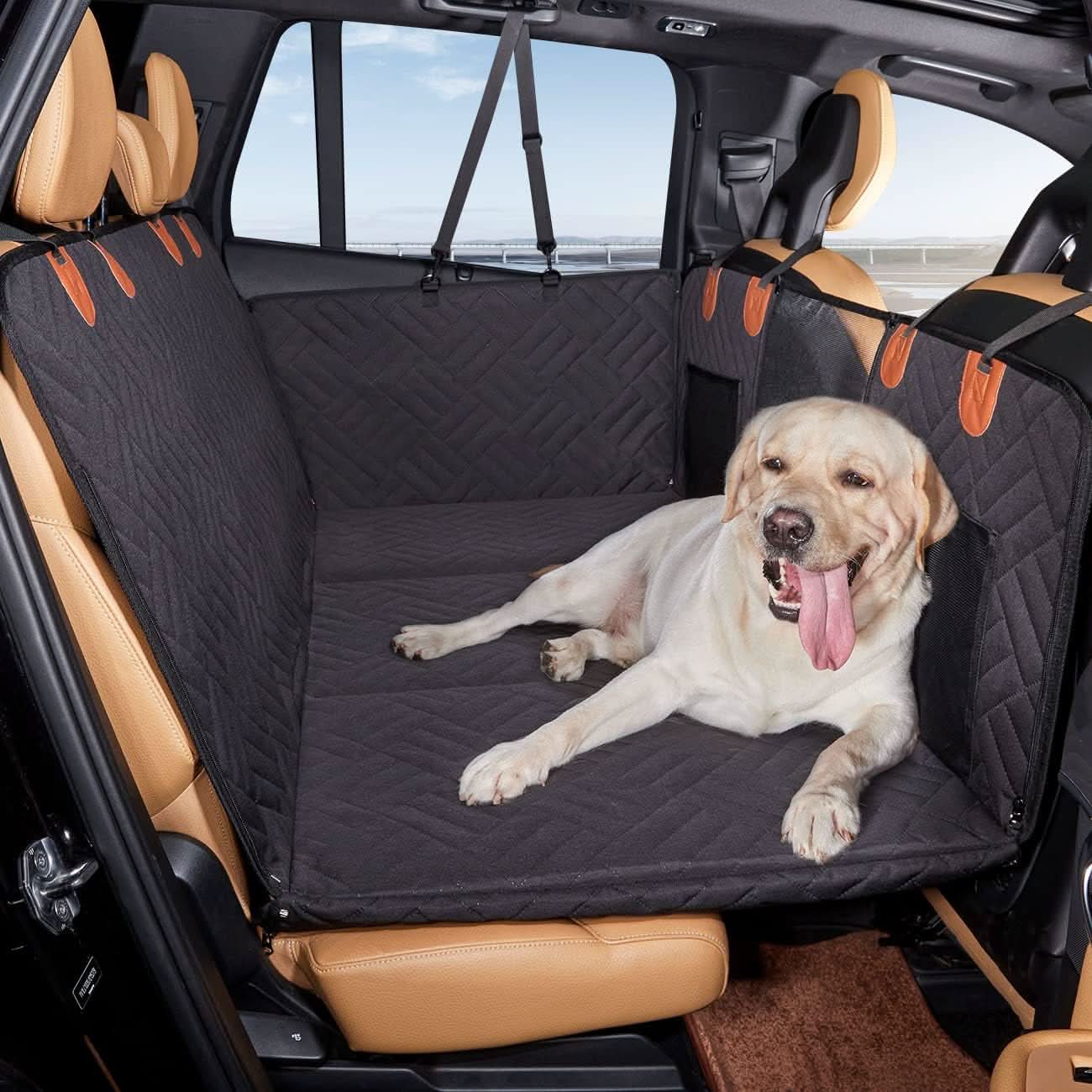 Waterproof Dog Car Seat Cover with Non-Slip Backing – Easy Clean & Universal Fit
