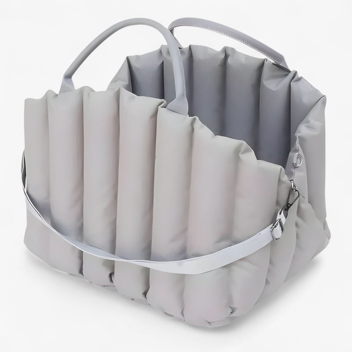 TravelBuddy Compact Dog Carrier with Cozy Lining & Safety Strap