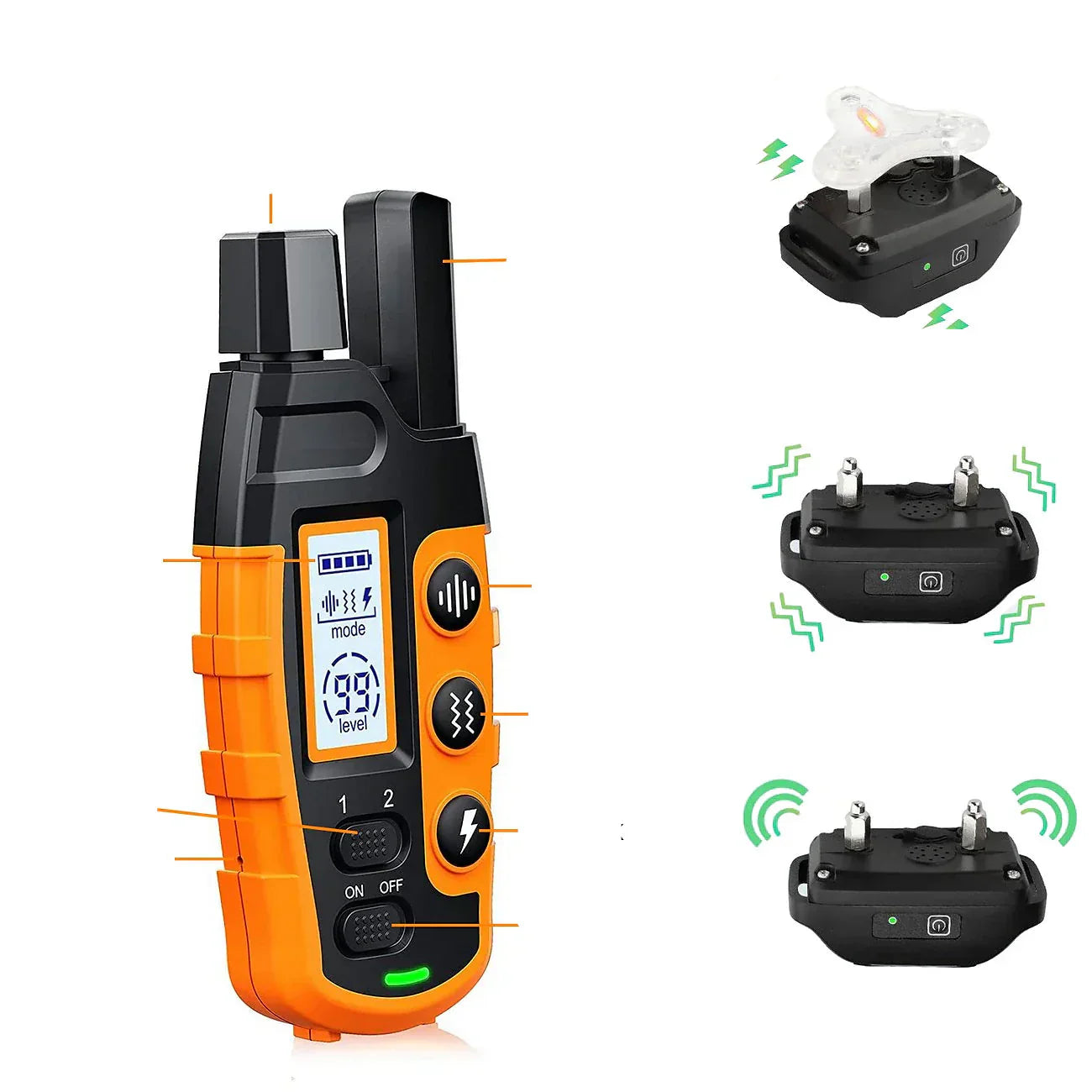 Waterproof Dog Training Collar with Rechargeable Battery – 1000m Range