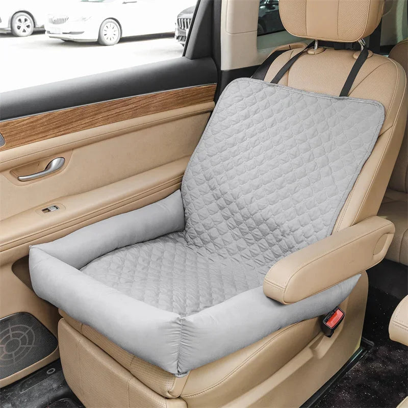 Waterproof Car Seat Cover for Dogs – Portable Travel Bed for Small & Medium Pets with Soil Resistance