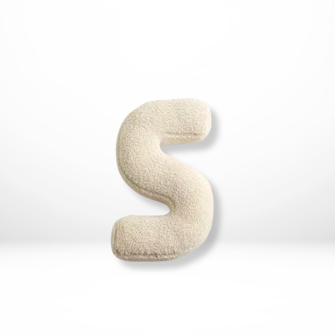 Personalized Velvet Letter Cushion for Chic Home Styling
