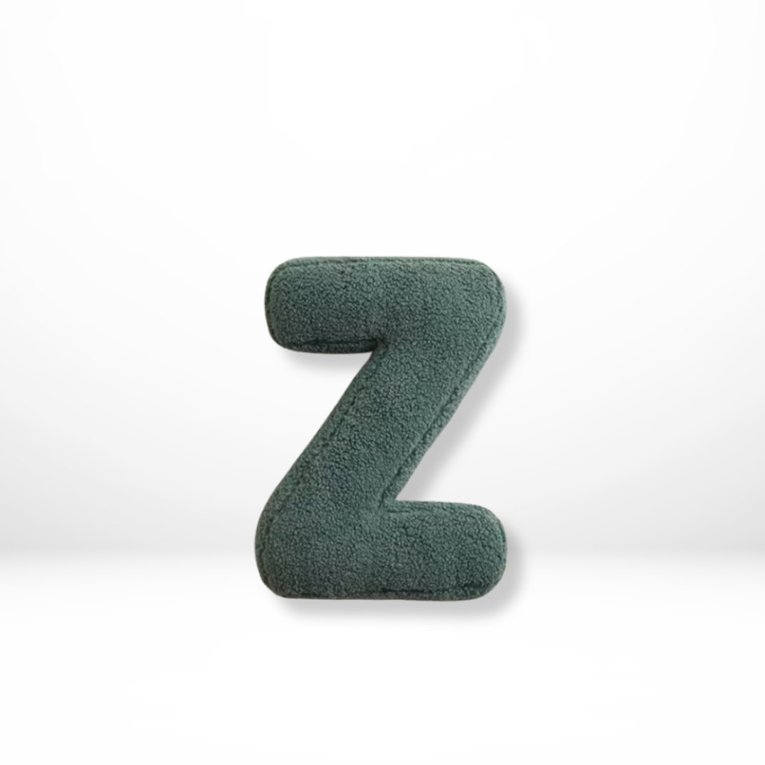 Personalized Velvet Letter Cushion for Chic Home Styling