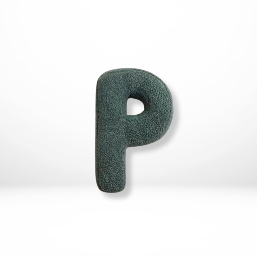 Personalized Velvet Letter Cushion for Chic Home Styling