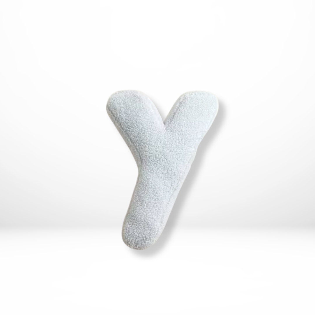 Personalized Velvet Letter Cushion for Chic Home Styling