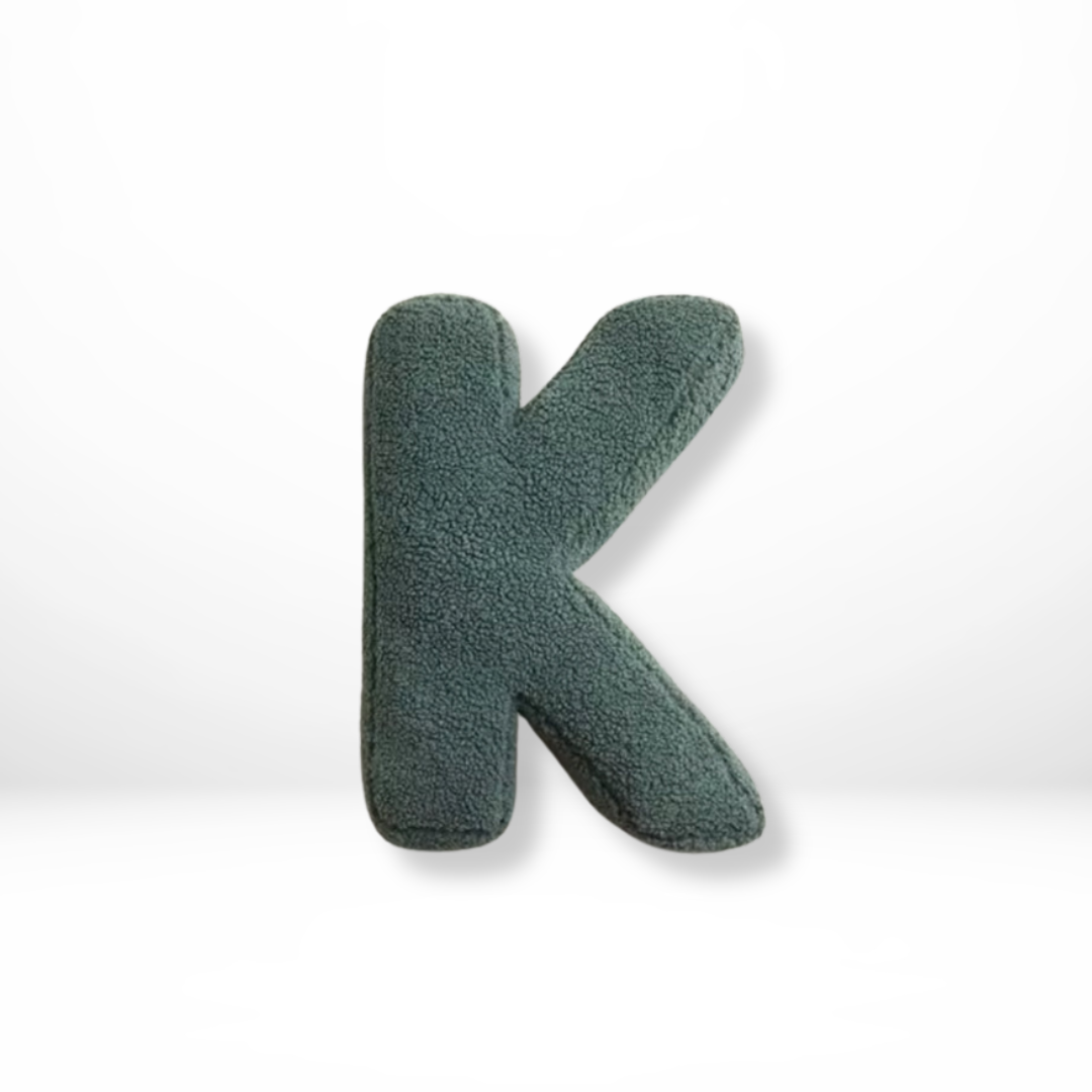 Personalized Velvet Letter Cushion for Chic Home Styling