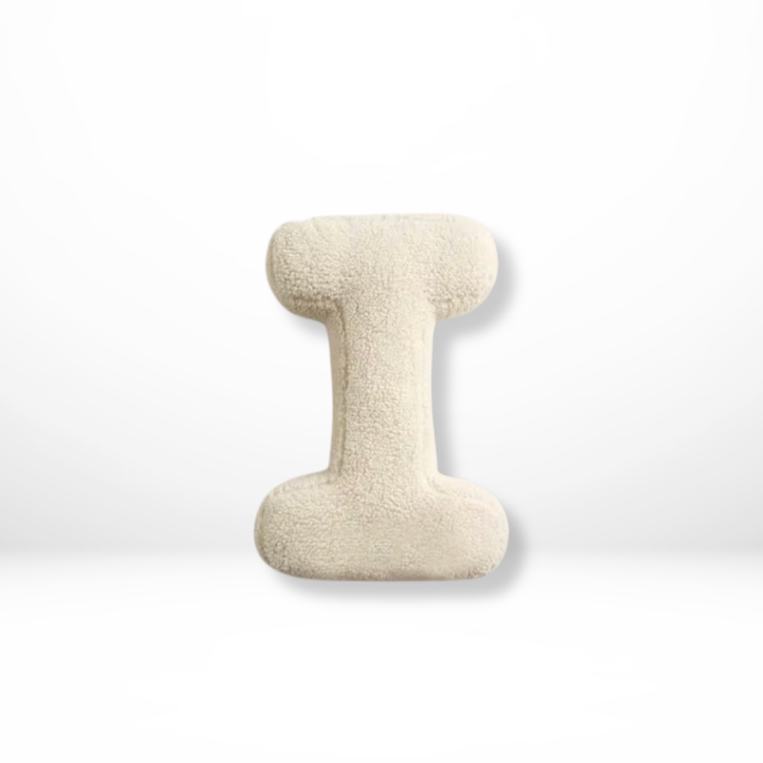 Personalized Velvet Letter Cushion for Chic Home Styling
