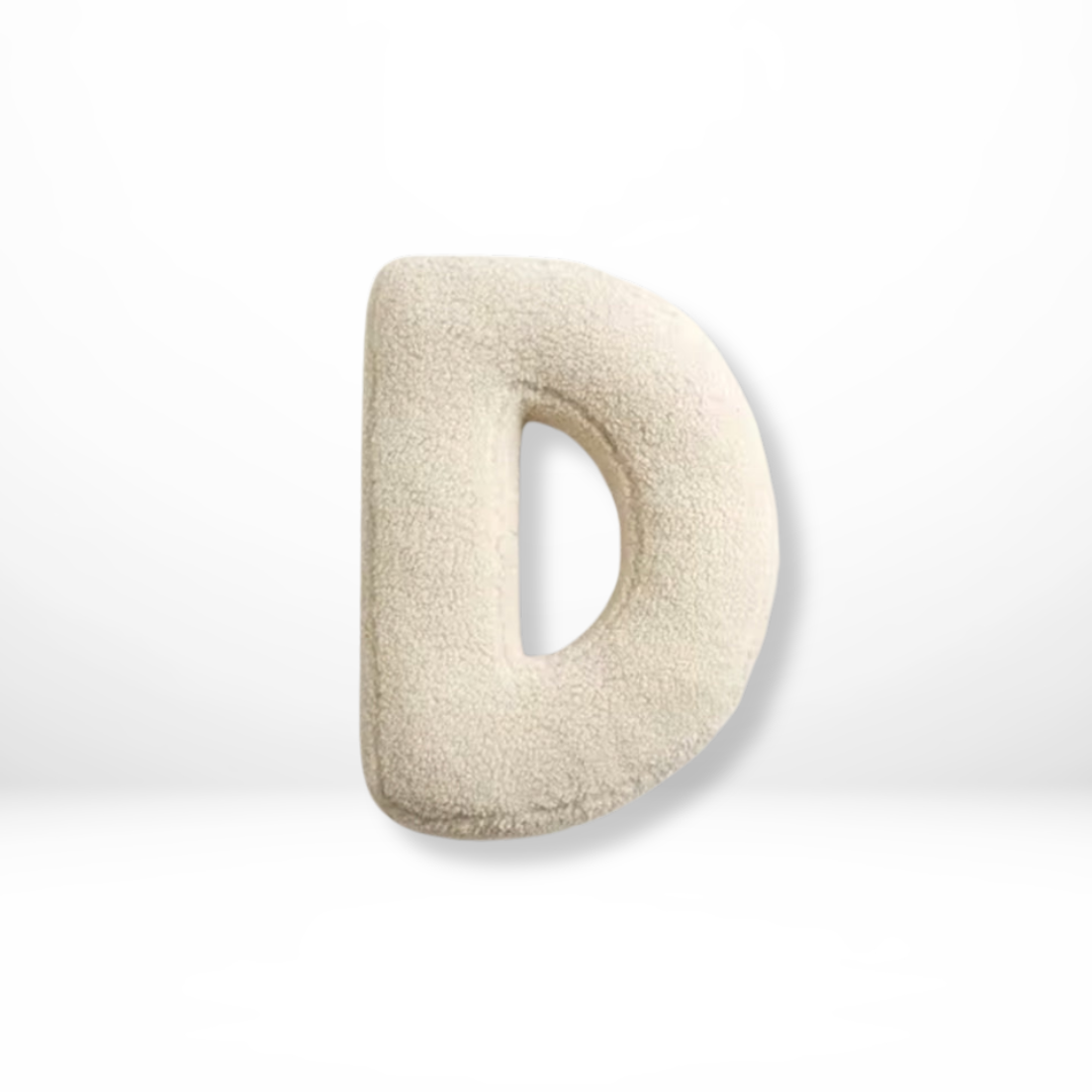 Personalized Velvet Letter Cushion for Chic Home Styling
