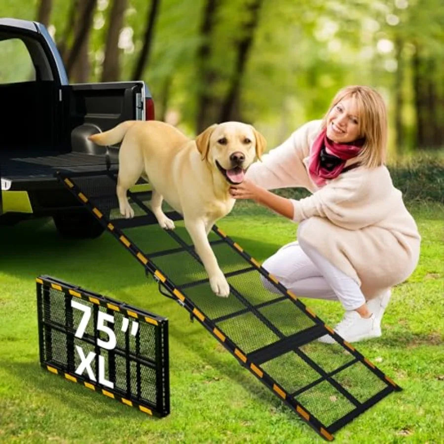 Dog Car Ramp with Non-Slip Surface | Joint-Friendly for Easy Access