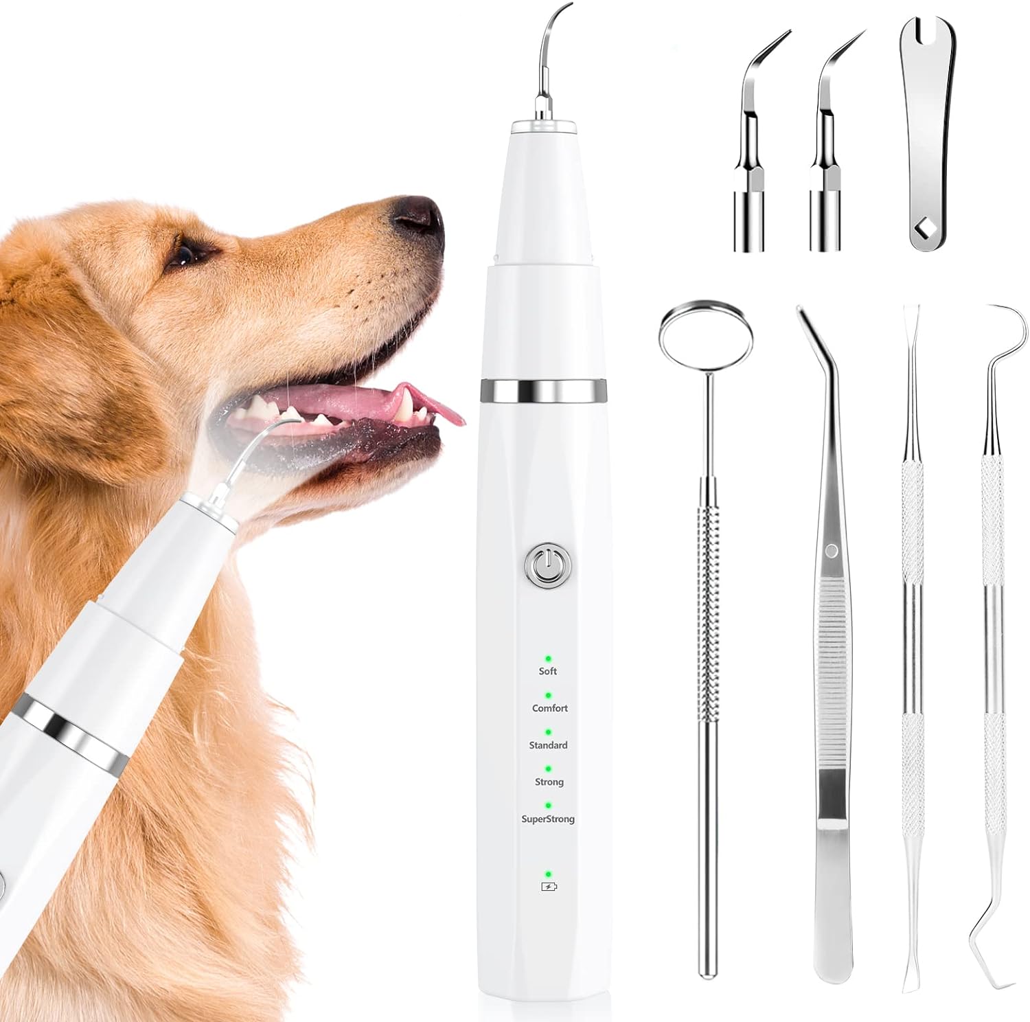 Ultrasonic Dog Tooth Cleaner for Gentle Dental Care and Healthy Smiles